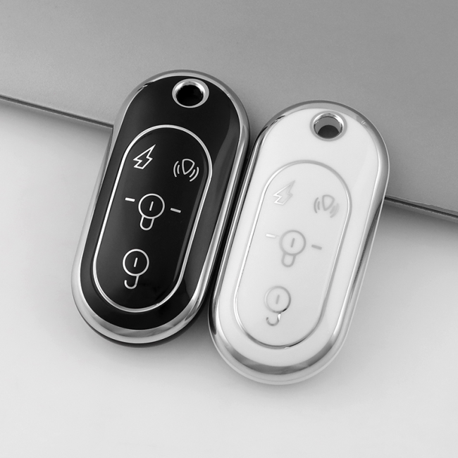 Sliver TPU Car Key Cover For Yadea  Key Protect Case