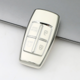 Sliver TPU Car Key Cover For Hyundai Key Protect Case