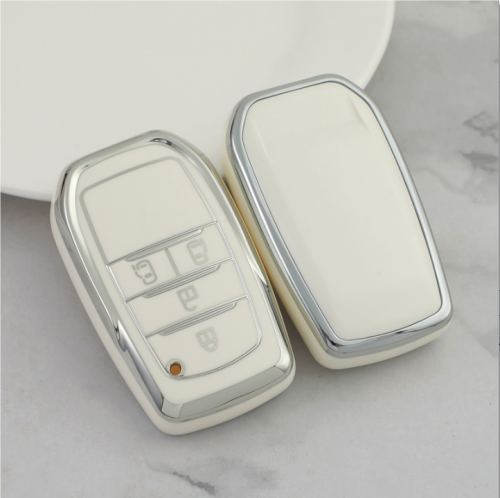 Sliver TPU Car Key Cover For Toyota Key Protect Case