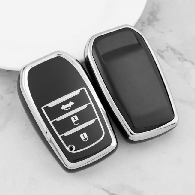 Sliver TPU Car Key Cover For Toyota Key Protect Case