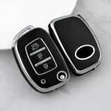 Sliver TPU Car Key Cover For Hyundai Key Protect Case
