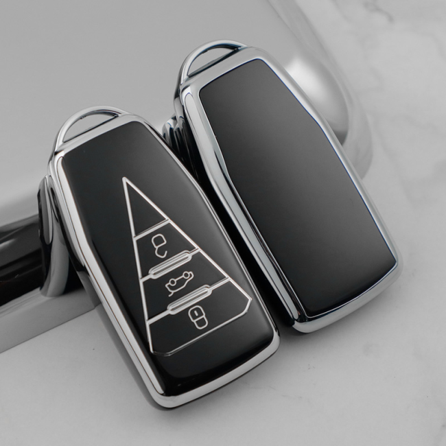 Sliver TPU Car Key Cover For Venucir Key Protect Case