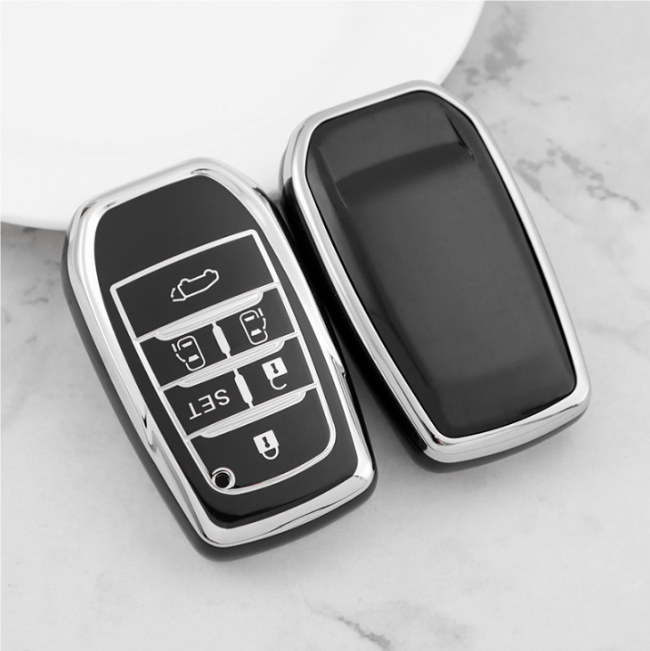 Sliver TPU Car Key Cover For Toyota Key Protect Case