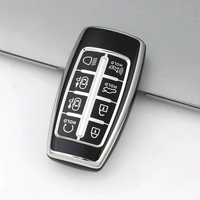 Sliver TPU Car Key Cover For Hyundai Key Protect Case