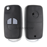 For Suz 2 button flip remote key blank
