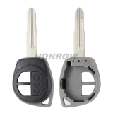 For Suz Swift 2 button remote key blank Without Logo