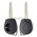 For Suz Swift 2 button remote key blank Without Logo
