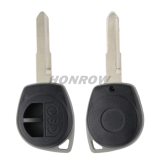 For Suz Swift 2 button remote key blank Without Logo