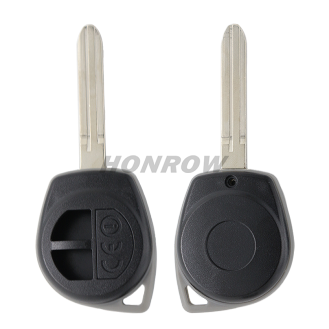 For Suz Swift 2 button remote key blank Without Logo