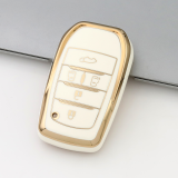 Gold TPU Car Key Cover For  TOYOTA  Key Protect Case