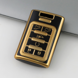 Gold TPU Car Key Cover For  Cadillac  Key Protect Case