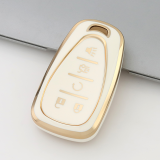 Gold TPU Car Key Cover For  Chevrolet  Key Protect Case