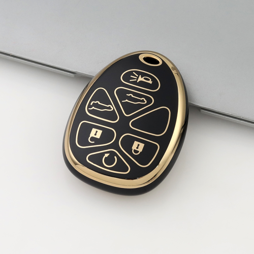 Gold TPU Car Key Cover For  Chevrolet  Key Protect Case