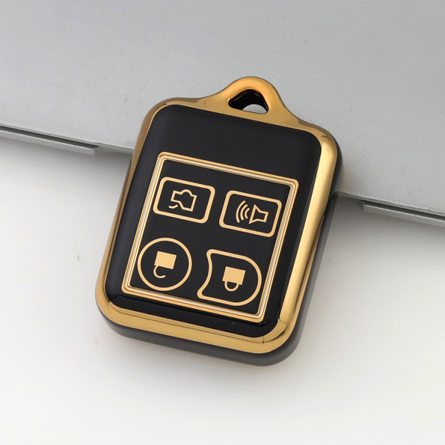 Gold TPU Car Key Cover For Ford Key Protect Case