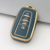 Gold TPU Car Key Cover For  TOYOTA  Key Protect Case