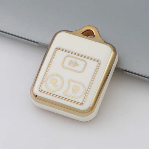 Gold TPU Car Key Cover For Ford Key Protect Case