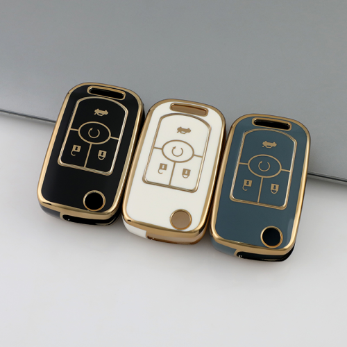 Gold TPU Car Key Cover For Buick Key Protect Case