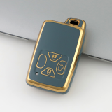 Gold TPU Car Key Cover For  TOYOTA  Key Protect Case