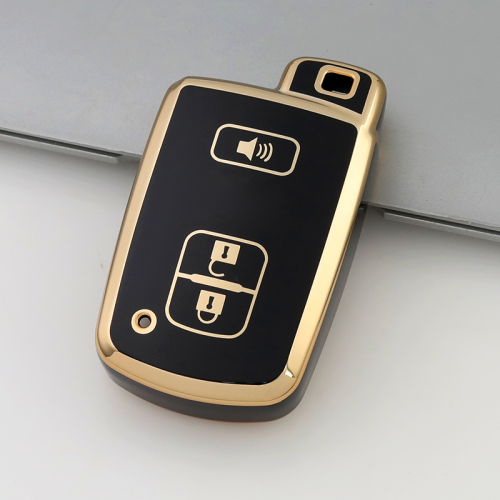 Gold TPU Car Key Cover For  TOYOTA  Key Protect Case