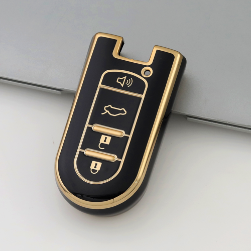 Gold TPU Car Key Cover For  TOYOTA  Key Protect Case