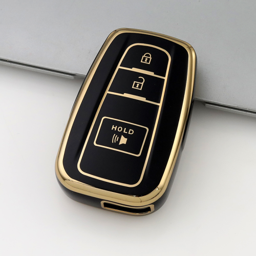 Gold TPU Car Key Cover For  TOYOTA  Key Protect Case