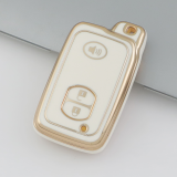 Gold TPU Car Key Cover For  TOYOTA  Key Protect Case