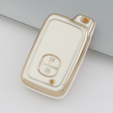 Gold TPU Car Key Cover For  TOYOTA  Key Protect Case