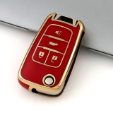 Gold TPU Car Key Cover For  Chevrolet  Key Protect Case