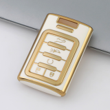 Gold TPU Car Key Cover For  Cadillac  Key Protect Case