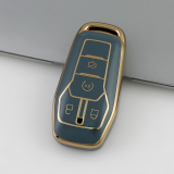 Gold TPU Car Key Cover For Ford Key Protect Case