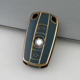 Gold TPU Car Key Cover For BMW Key Protect Case