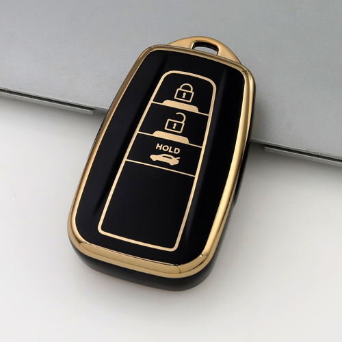 Gold TPU Car Key Cover For  TOYOTA  Key Protect Case