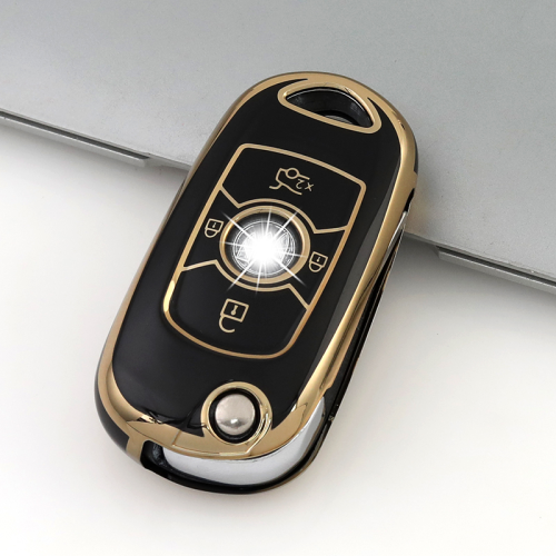 Gold TPU Car Key Cover For Buick Key Protect Case