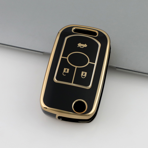 Gold TPU Car Key Cover For Buick Key Protect Case