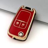 Gold TPU Car Key Cover For  Chevrolet  Key Protect Case