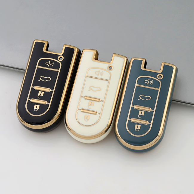 Gold TPU Car Key Cover For  TOYOTA  Key Protect Case