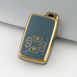 Gold TPU Car Key Cover For  TOYOTA  Key Protect Case