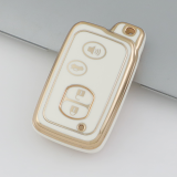 Gold TPU Car Key Cover For  TOYOTA  Key Protect Case