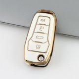 Gold TPU Car Key Cover For Ford Key Protect Case