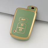 Gold TPU Car Key Cover For  TOYOTA  Key Protect Case