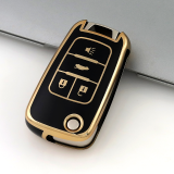 Gold TPU Car Key Cover For  Chevrolet  Key Protect Case
