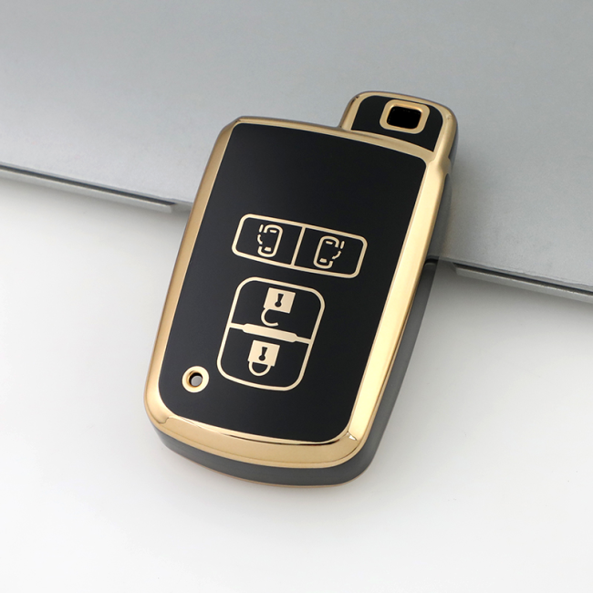 Gold TPU Car Key Cover For  TOYOTA  Key Protect Case