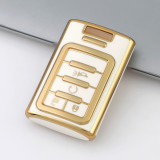 Gold TPU Car Key Cover For  Cadillac  Key Protect Case
