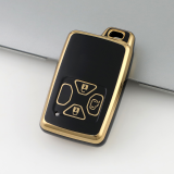 Gold TPU Car Key Cover For  TOYOTA  Key Protect Case