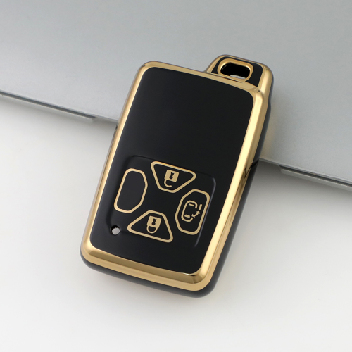 Gold TPU Car Key Cover For  TOYOTA  Key Protect Case