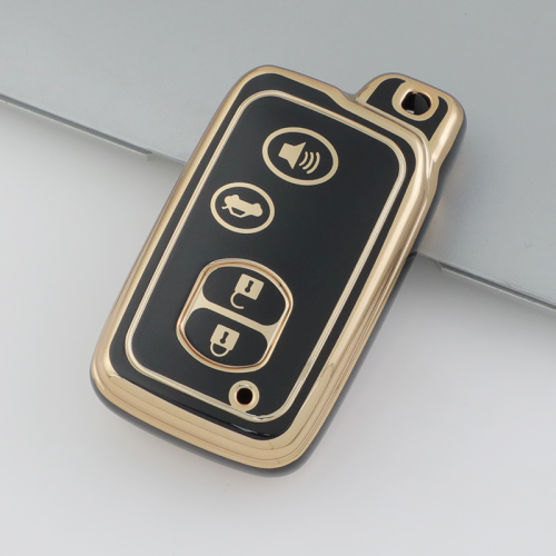 Gold TPU Car Key Cover For  TOYOTA  Key Protect Case