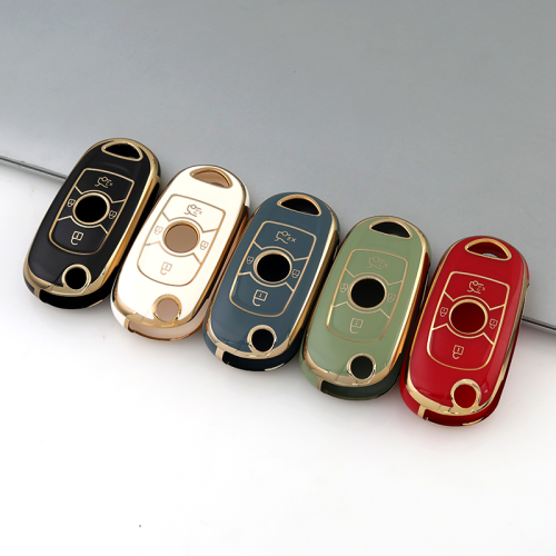 Gold TPU Car Key Cover For Buick Key Protect Case