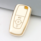Gold TPU Car Key Cover For Ford Key Protect Case