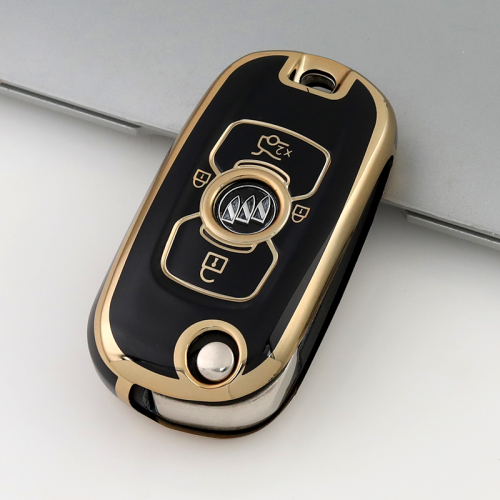 Gold TPU Car Key Cover For Buick Key Protect Case