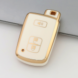 Gold TPU Car Key Cover For  TOYOTA  Key Protect Case